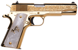 CNC Firearms 1911 El Ranchero .38 Super - Semi-Automatic Pistol - 1x 7rd Mag - Gold